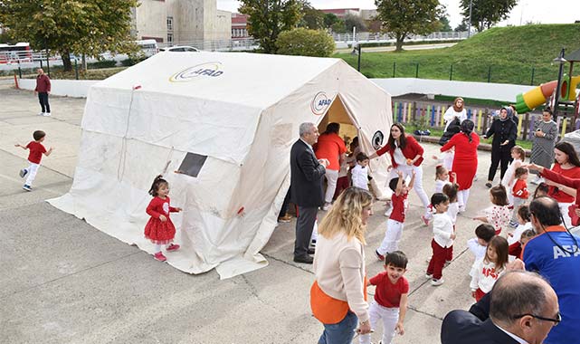 Samsun'da AFAD çocuklara afet farkındalık eğitimi verdi