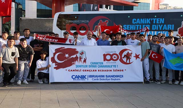 Samsun Canik'te cumhuriyetin 100. yıl coşkusu