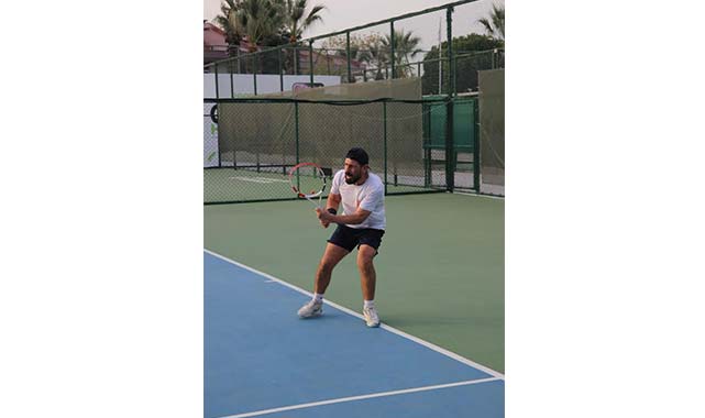 Tenis kulübünde anlamlı turnuva