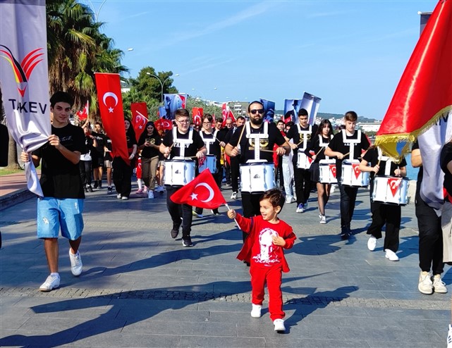 Samsun TAKEV Anadolu Lisesinde cumhuriyetin 100. yılı coşkusu