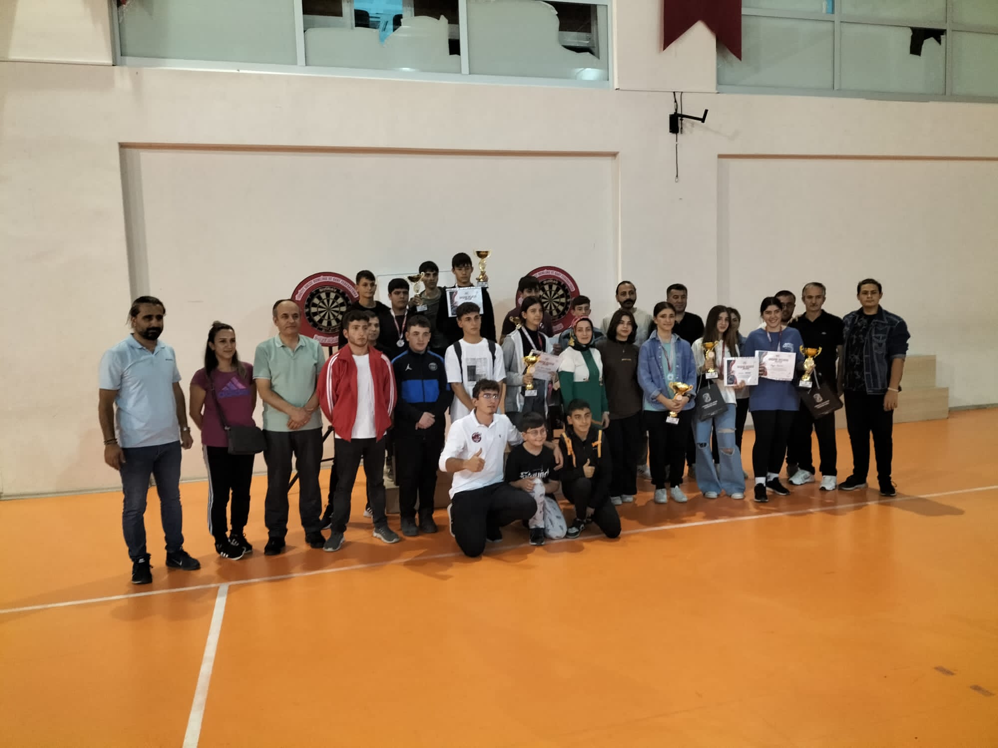 Samsun Bafra'da dart yarışması gerçekleştirildi