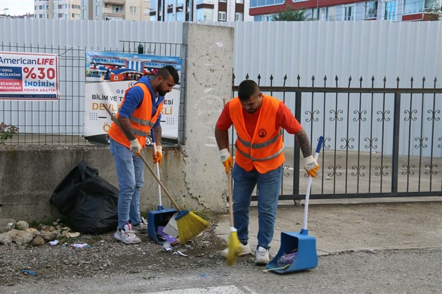 Atakum'da hummalı temizlik