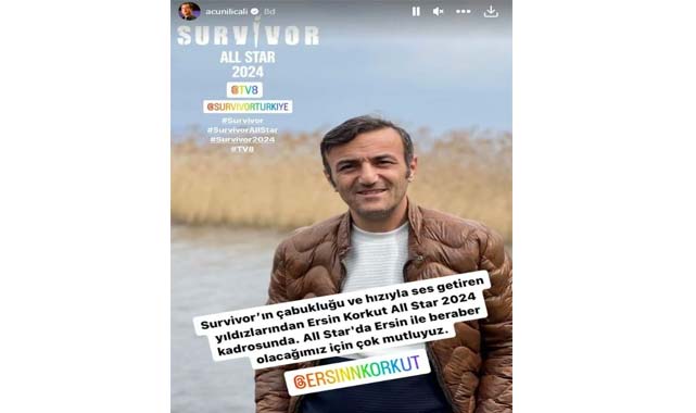 Acun Ilıcalı açıkladı: Sevilen oyuncu Survivor kadrosuna dahil oldu!