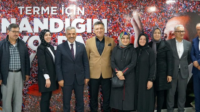 Samsun Büyükşehir aday adayı Osman Kaymak'a ilçelerde sevgi seli