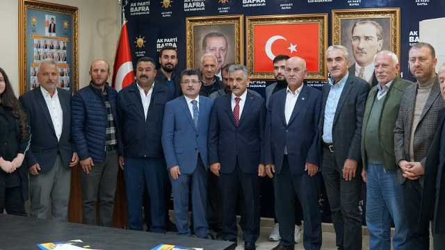 Samsun Büyükşehir aday adayı Osman Kaymak'a ilçelerde sevgi seli
