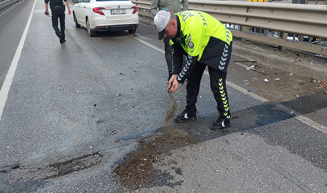 Samsunspor Beşiktaş maçına giden taraftarlar zincirleme trafik kazası geçirdi! 1 yaralı 