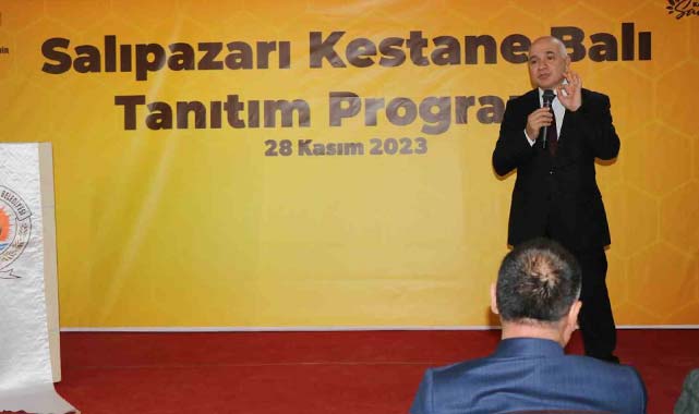 Salıpazarı'nda yüzde 72 kestane oranına sahip kestane balı tanıtıldı