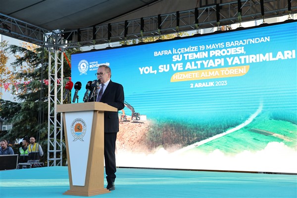 Samsun Büyükşehir Bafra’nın hayalini gerçekleştirdi