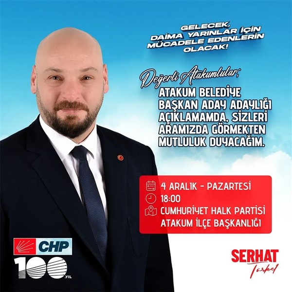 Serhat Türkel'den Atakumlulara davet