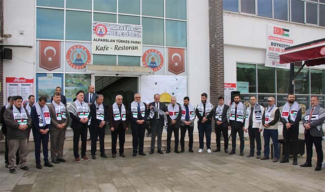 Bafra'da Filistin'e destek için hayır çarşısı