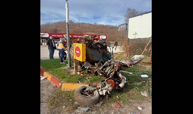 Samsun'daki korkunç kazada ölen baba-oğul toprağa verildi