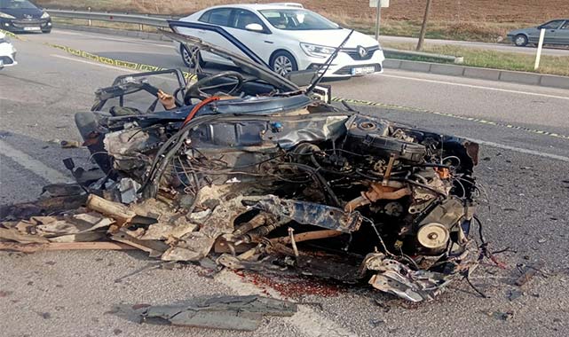 Samsun'daki korkunç kazada ölen baba-oğul toprağa verildi
