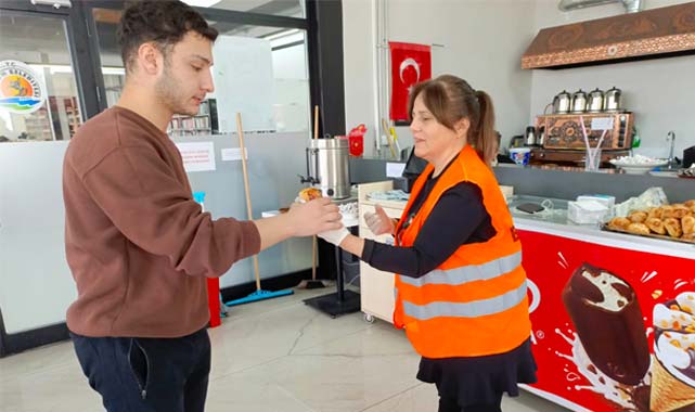 Atakum Belediyesi'nden öğrenci ve esnafa sıcak dokunuş!