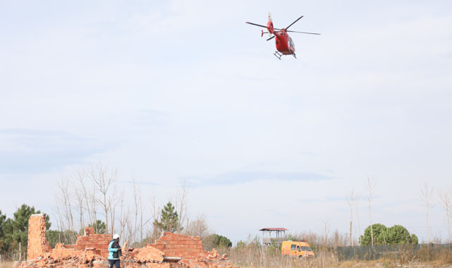Samsun'da nefes kesen tatbikat
