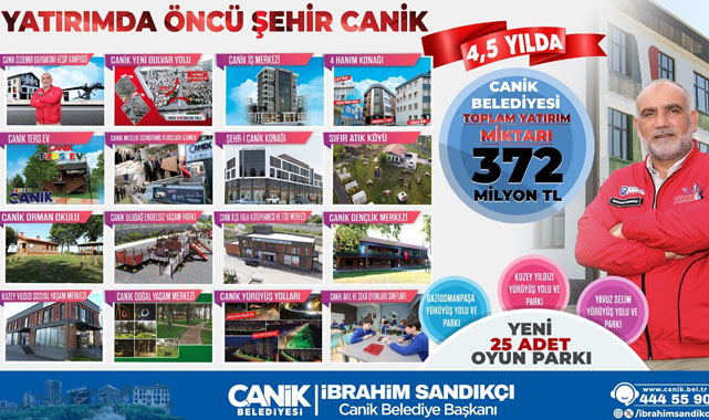 Canik Projelerle Şahlandı