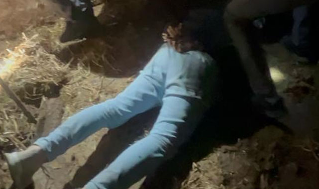 Samsun Polisi firari gaspçıyı ahırda enseledi