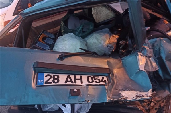 Samsun'da korkutan trafik kazası 4 yaralı