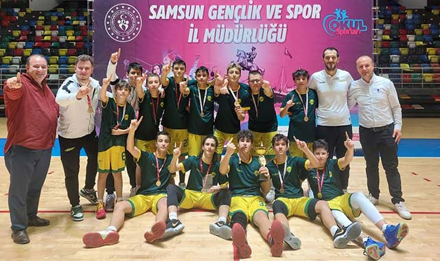 Samsun U14 Basketbol'da Maarif şampiyon