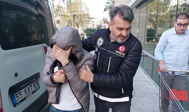 Samsun'da uyuşturucu ticareti şüphelileri adliyeye sevk edildi