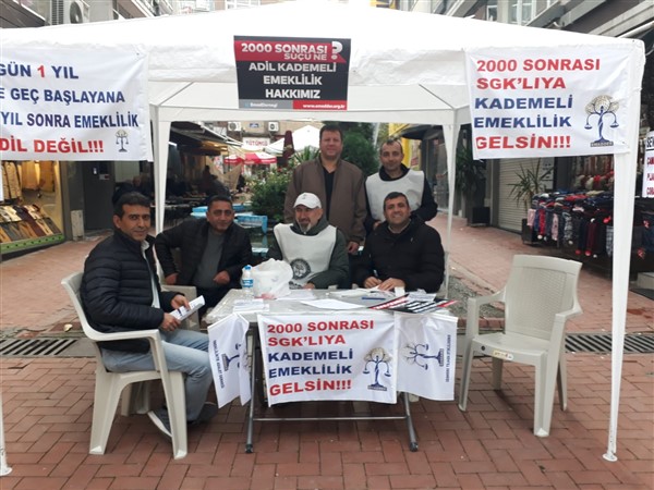 EMADDER Samsun: Amacımız emekli olmak yada EYT kapsamına girmek değil