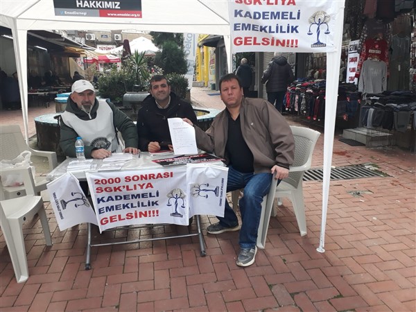 EMADDER Samsun: Amacımız emekli olmak yada EYT kapsamına girmek değil