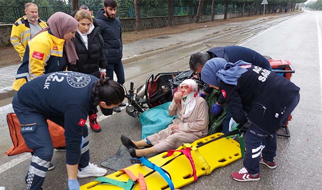 Samsun'da bisiklet ile ambulans çarpıştı! Yaralılar var