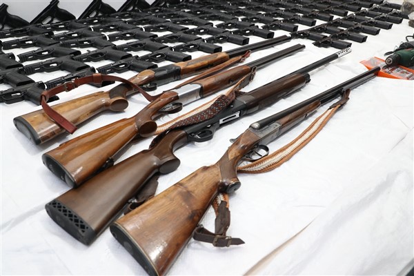 Samsun'da silah kaçakçılarına operasyon 4 kişi gözaltında
