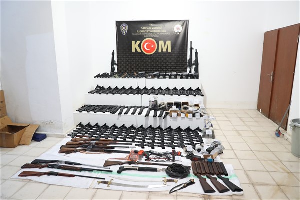 Samsun'da silah kaçakçılarına operasyon 4 kişi gözaltında