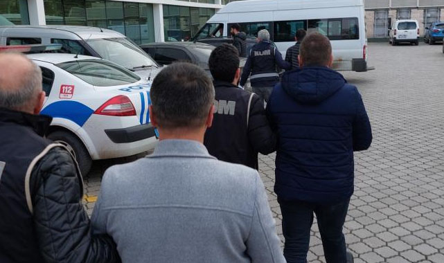 Samsun'da "Kafes" operasyonunda tutuklama