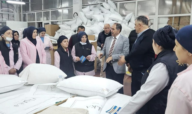 Samsun'da Coşkun Öncel'den iş insanlarına ziyaret