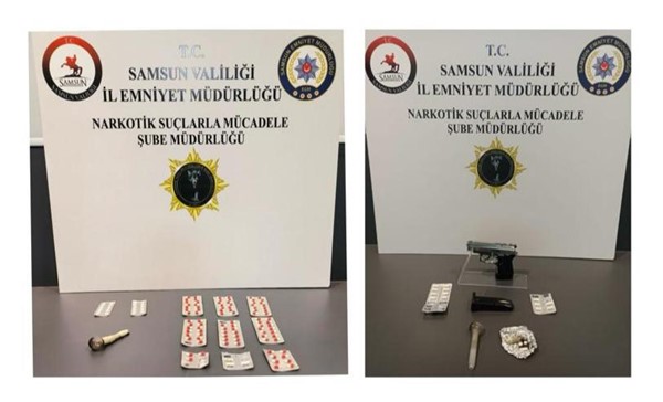 Samsun'da uyuşturucuyla mücadele sürüyor