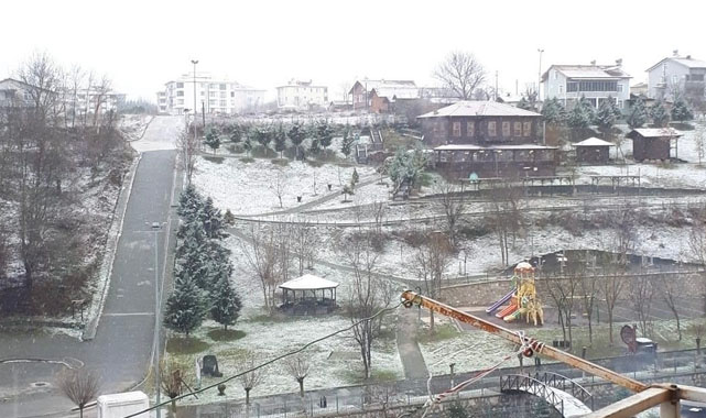 Samsun’a yılın ilk karı yağdı