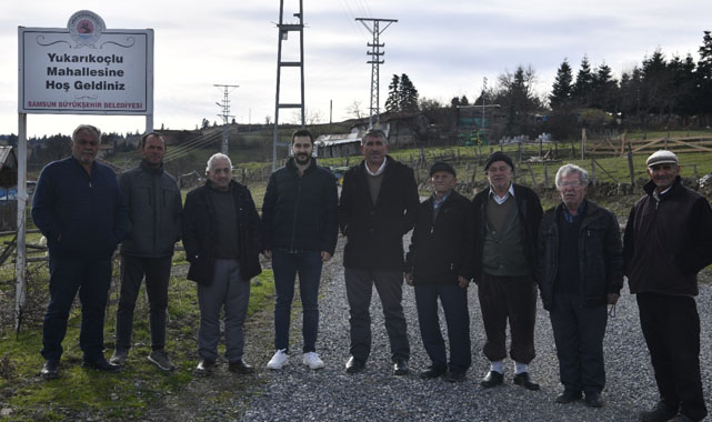 Samsun Büyükşehir Belediyesi yol çilesine son verdi