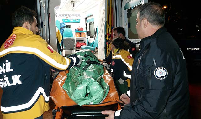 Samsun'da denize atlayan kadın olta ile kurtarıldı!