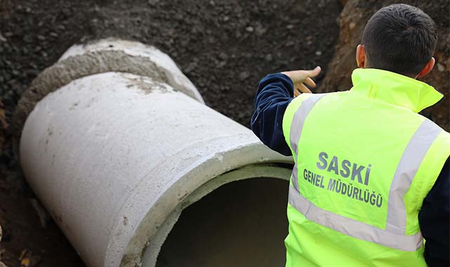 Samsun'da su baskınlarına karşı altyapı çalışmaları hız kesmiyor!