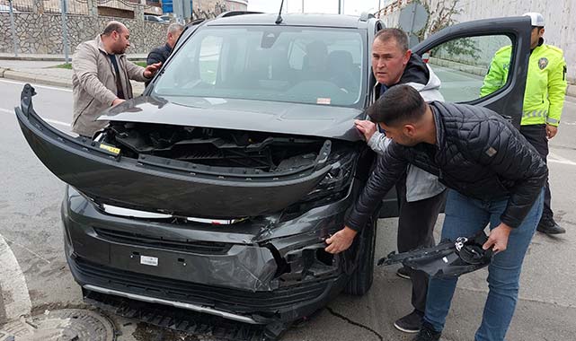 Samsun'da hastaneye giderken hastanelik oldu