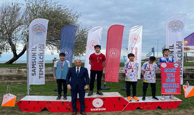 Samsun'da oryantiringte madalya mücadelesi