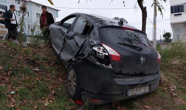Samsun'da aynı yolda yine kaza!