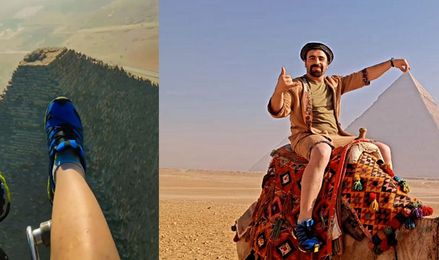 Mısır piramitlerinin zirvesine Samsun fındığı bıraktı