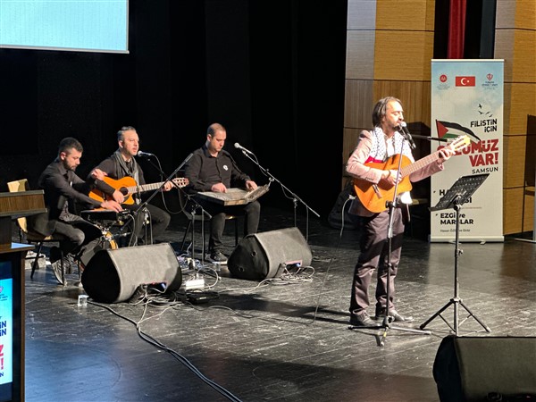 Samsun 'Filistin İçin Sözümüz Var' dedi