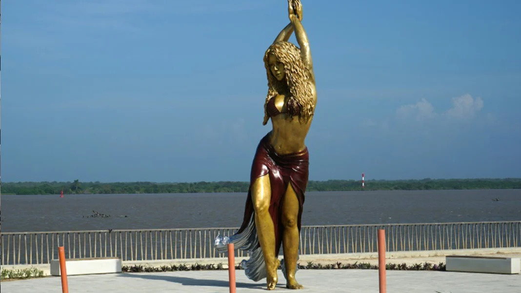 Shakira'nın heykeli yapıldı