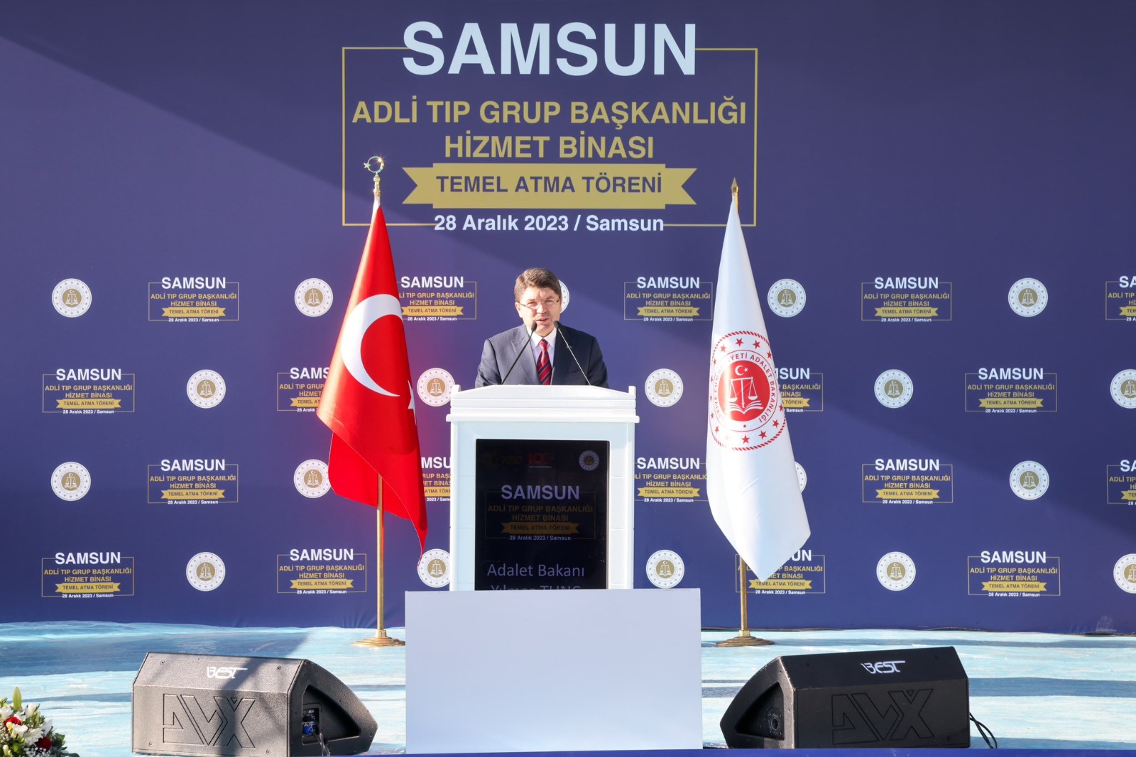 Adalet Bakanı Yılmaz Tunç, Samsun'da Adli Tıp binasının temelini attı