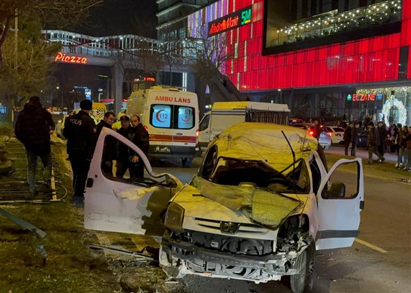 Samsun'da korkutan kaza