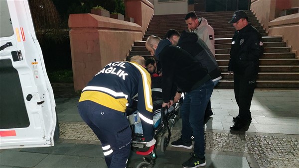 Samsun Valiliği önünde baygın halde bulundu