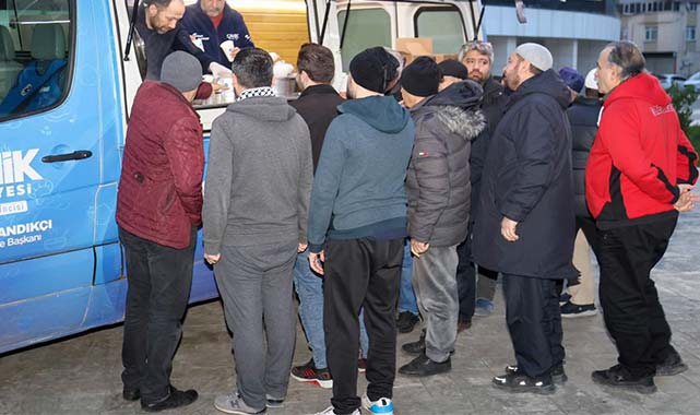 Canik'te aileler şehitler ve Filistin için bir araya geldi