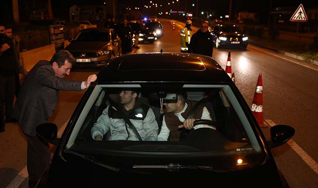 Vali Tavlı'dan yılbaşı devriyesi