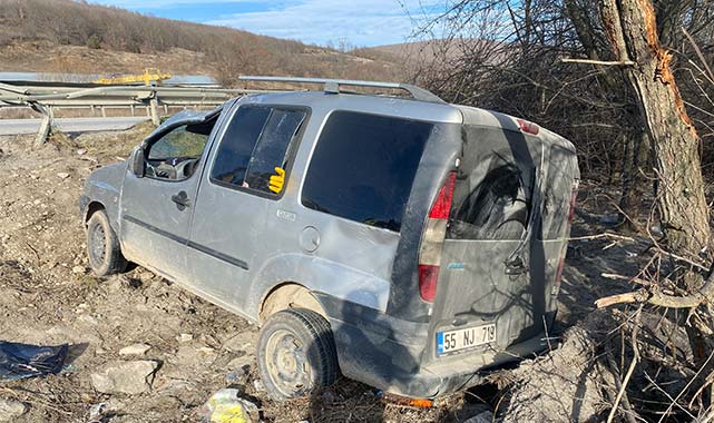 Samsun Kavak'ta trafik kazası: 2 yaralı