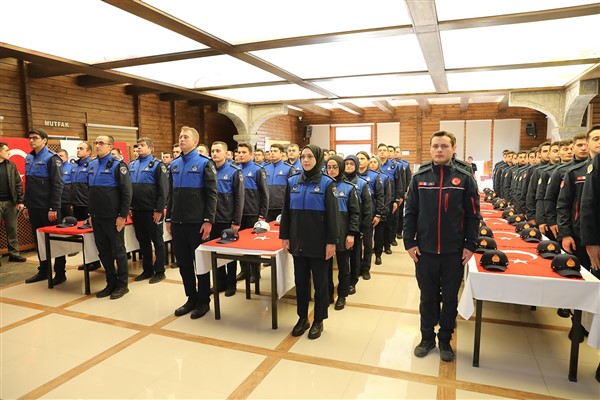 Samsun’da itfaiye ve zabıta personelinden memur yemini