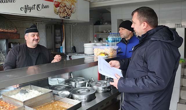 Samsun Havza'da zabıta esnafı denetliyor