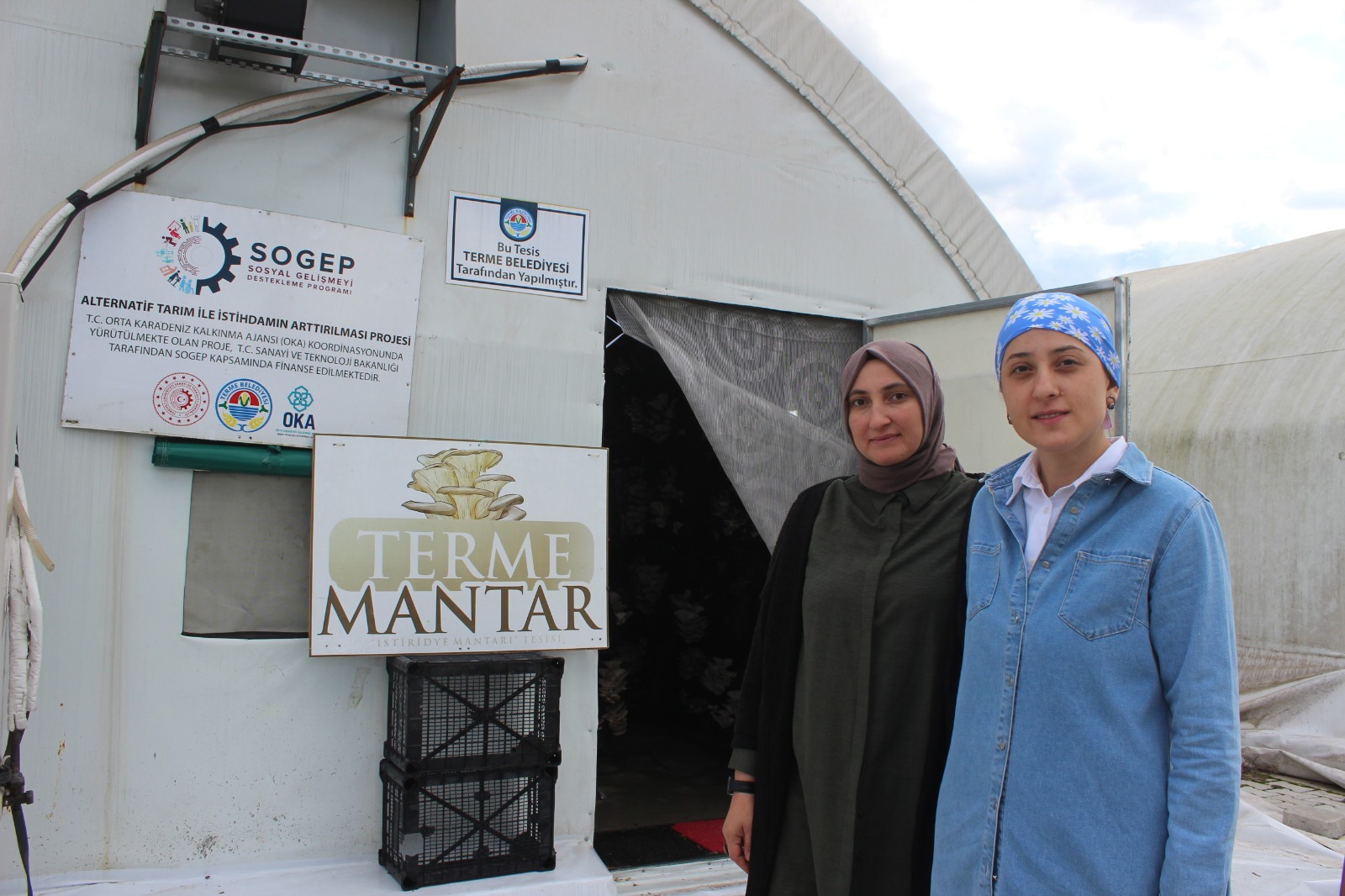 Samsun'da girişimci kadınlar mantar üretiyor